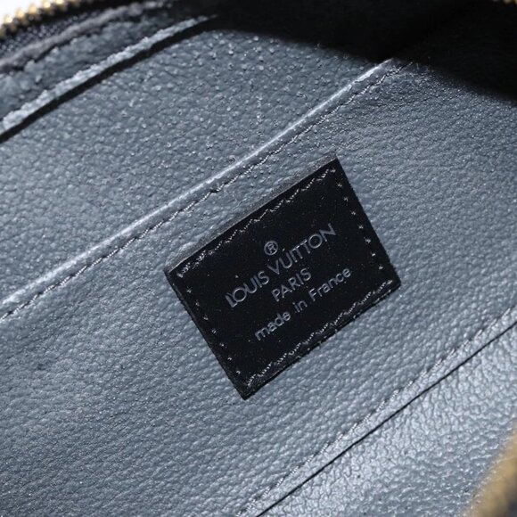 LOUIS VUITTON Epi Dauphine PM Pouch Black M48442 LV Auth 153414 - Picture 10 of 16